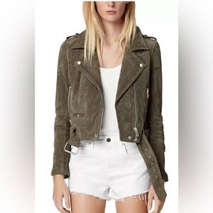 BLANKNYC Suede Moto Jacket Size Large